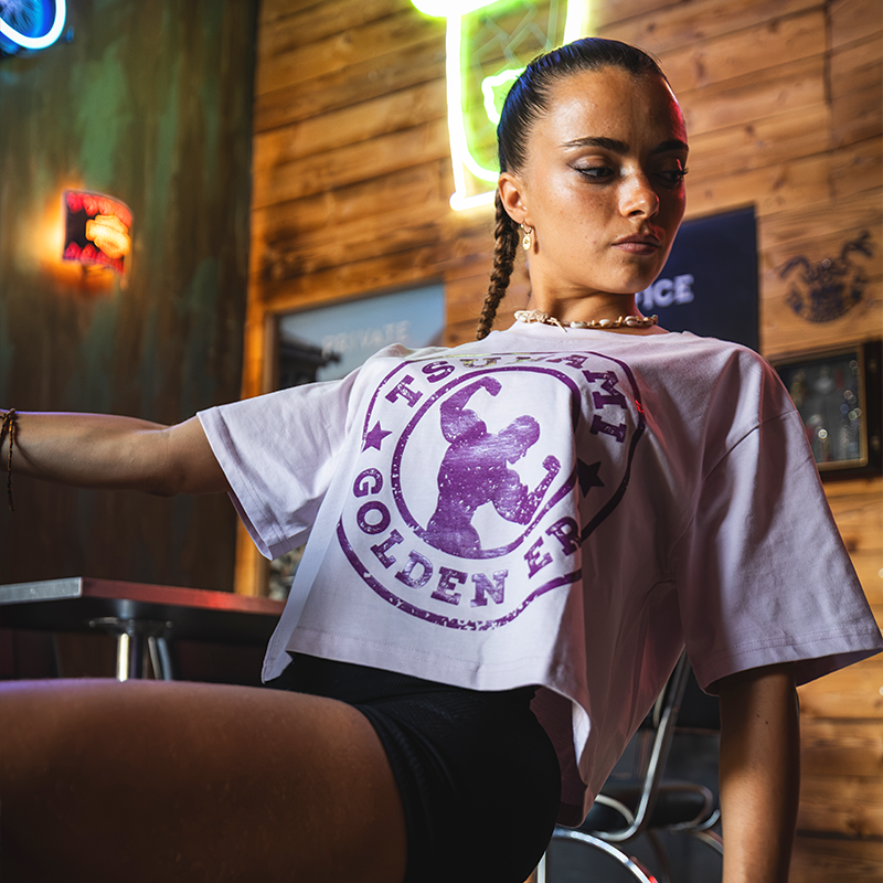 Crop Top Woman Tsunami Vintage Golden Era