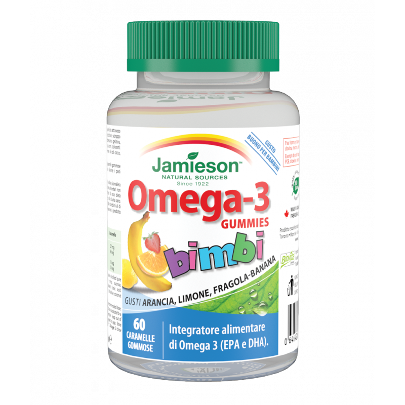 OMEGA 3 Gummies 60 caramelle gommose - Tsunami Nutrition