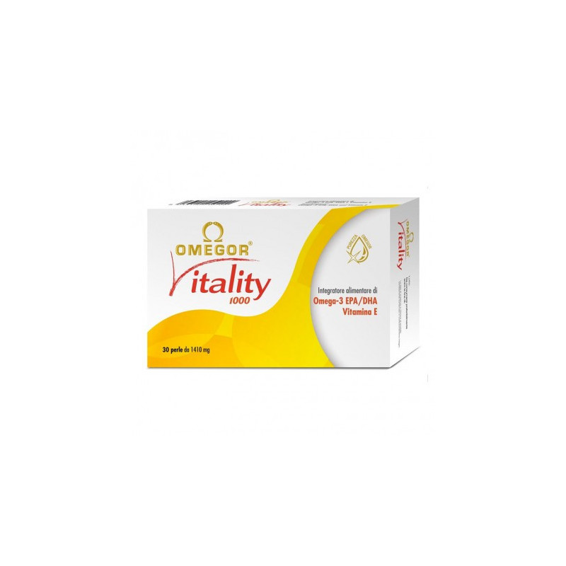 OMEGOR VITALITY 30 PERLE 1000 - Tsunami Nutrition