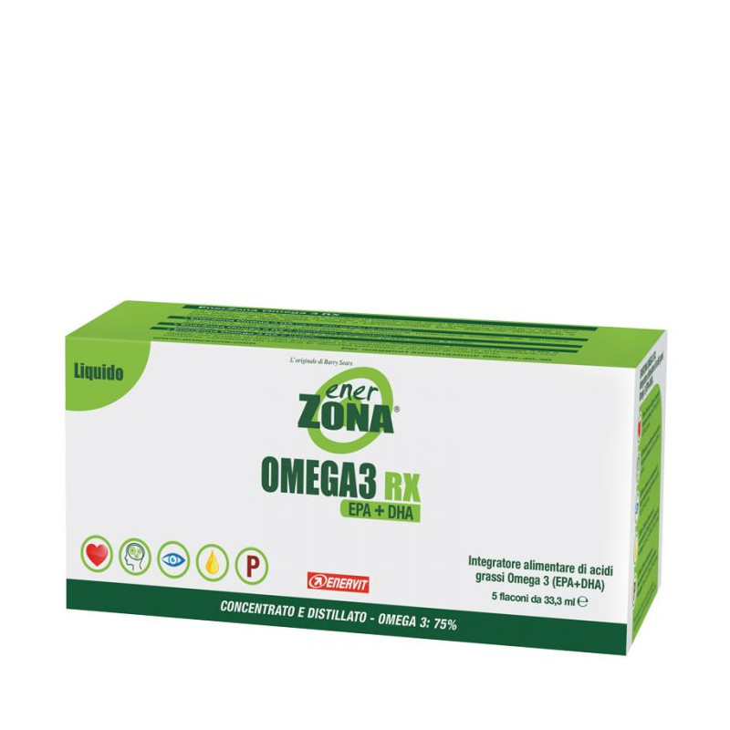 Omega 3 RX EPA+DHA, astuccio 5 fiale da 33,3 ml - Tsunami Nutrition