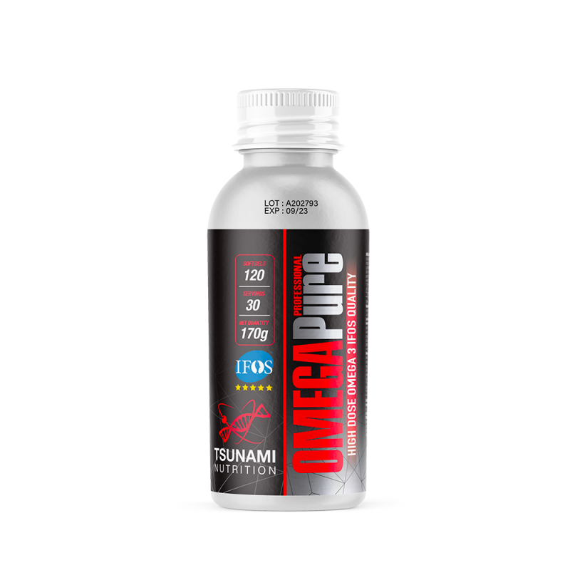 OMEGA Pure PROFESSIONAL IFOS 120 softgels - Omega 3 IFOS - Tsunami