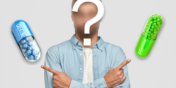 Creatina e carnitina: differenze e assunzione