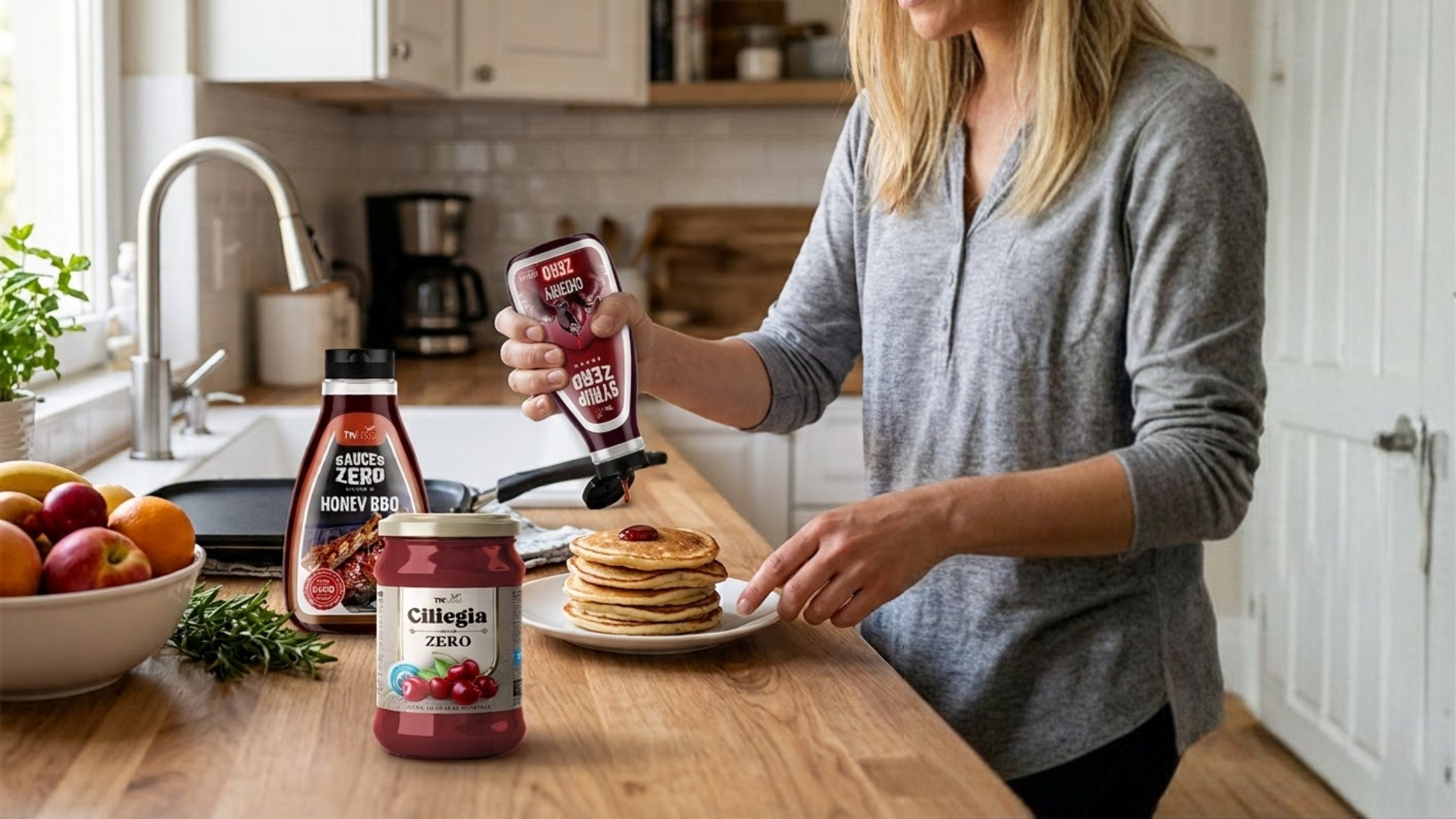 Sciroppi, Salse e Marmellate zero: gusto senza calorie e zuccheri aggiunti