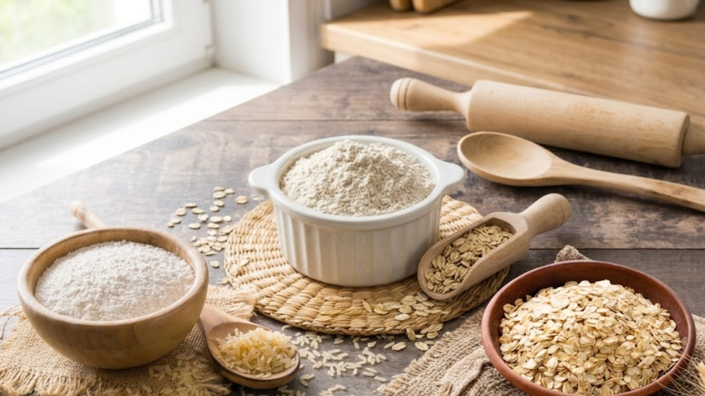 Farina di riso, fiocchi e farina di avena: differenze e quale scegliere