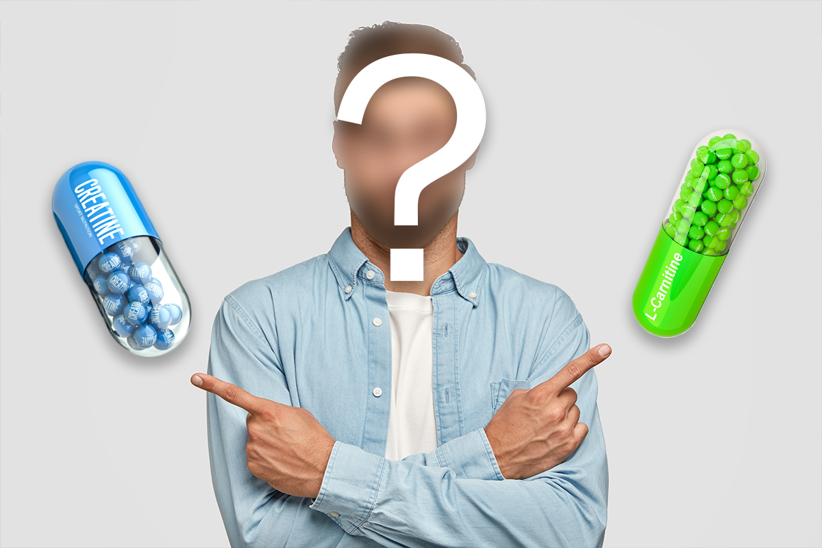 Creatina e carnitina: differenze e assunzione